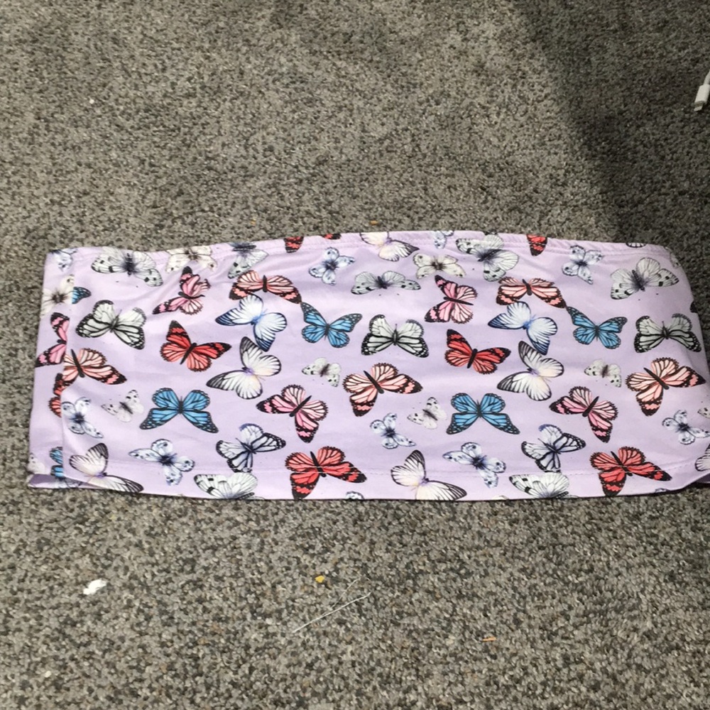 cute butterfly tub top